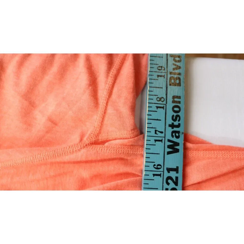 Nike Womens Epic Dri-FIT Tunic Training Top Size Small Semi Sheer Orange